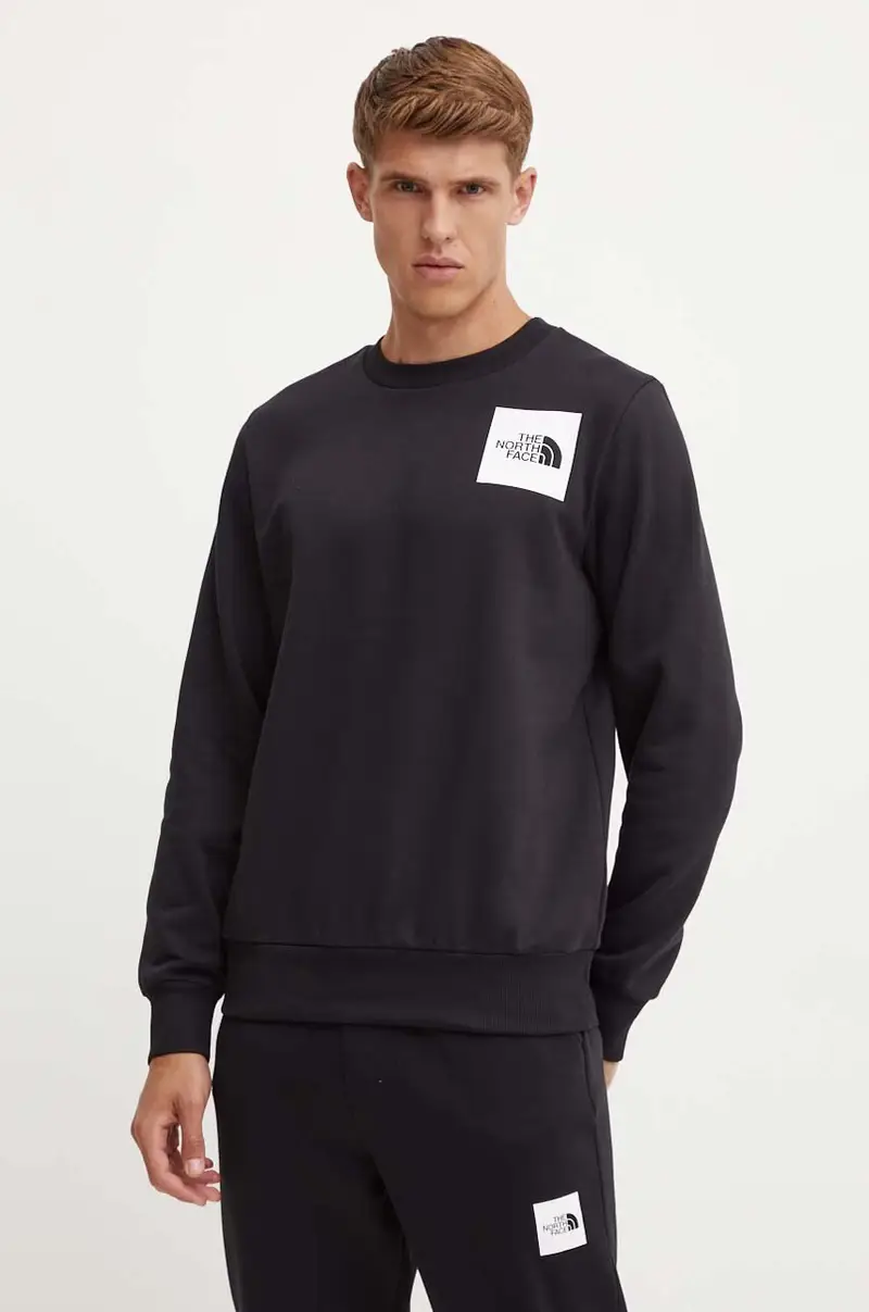 felpa Fine Crew uomo colore nero NF0A89EVJK31