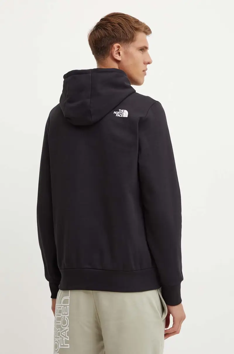 felpa Fine Hoodie uomo colore nero con cappuccio NF0A89EUJK31 miniatura 3