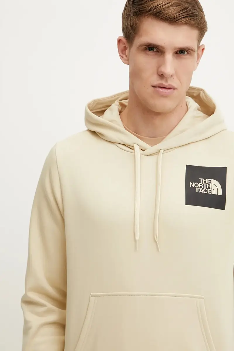 felpa Fine uomo colore beige con cappuccio NF0A89EU3X41 miniatura 4