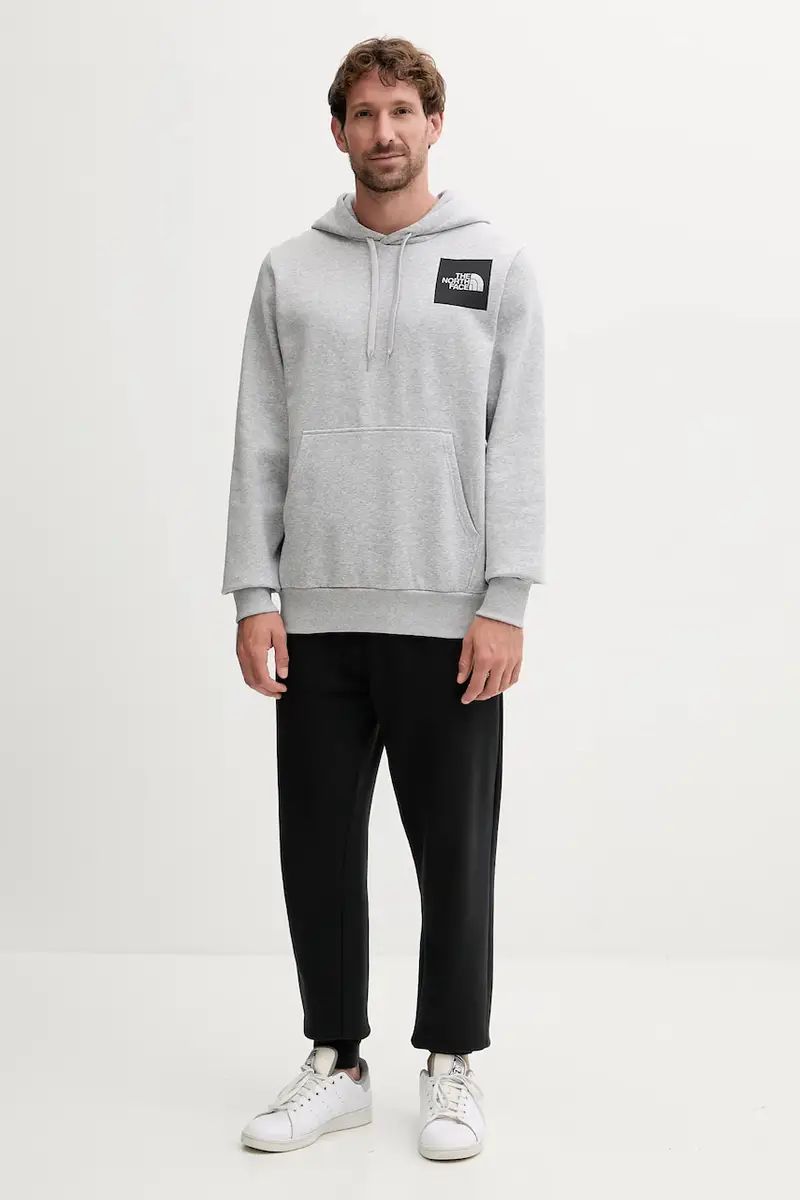 felpa Fine uomo colore grigio con cappuccio NF0A89EUDYX1 miniatura 2