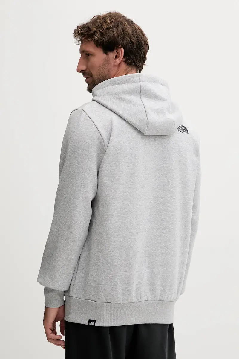 felpa Fine uomo colore grigio con cappuccio NF0A89EUDYX1 miniatura 3