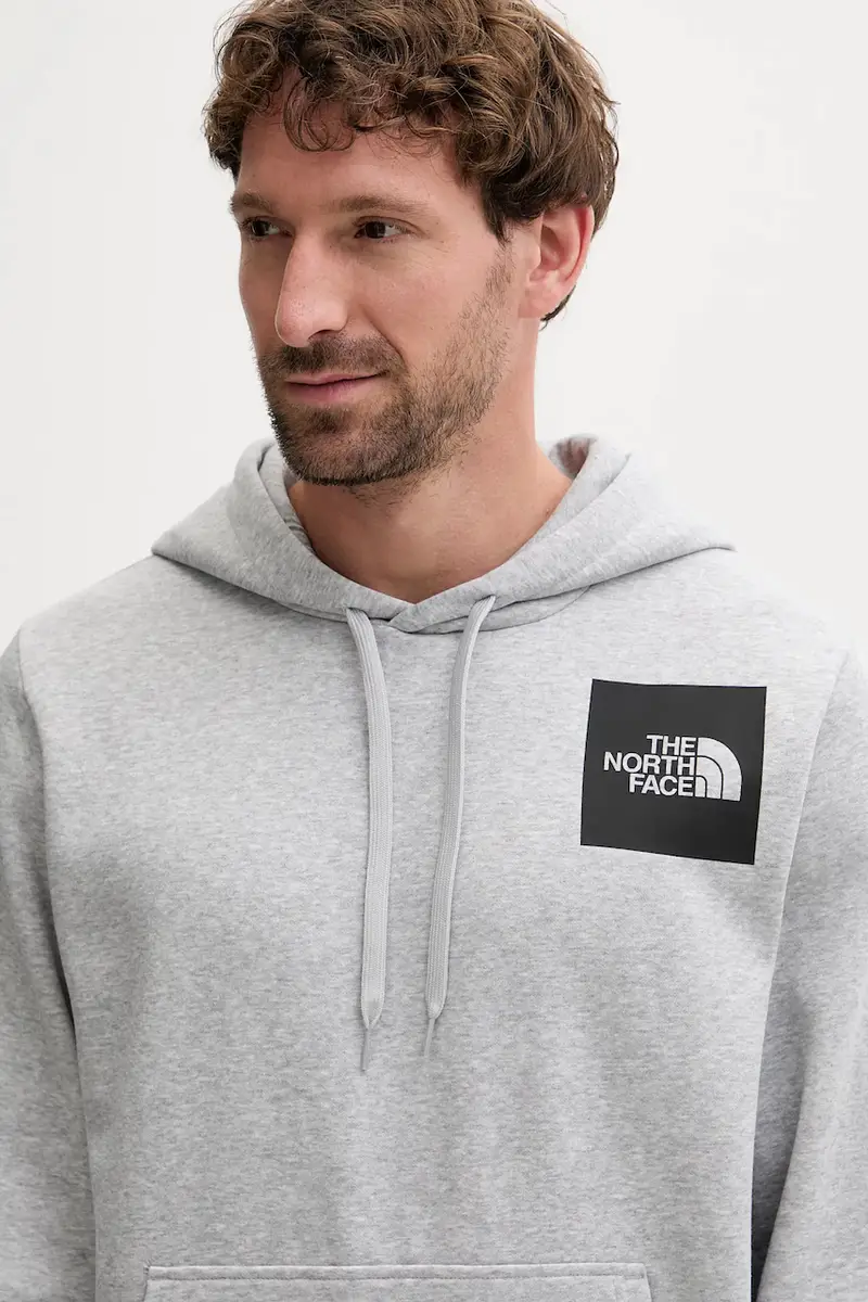 felpa Fine uomo colore grigio con cappuccio NF0A89EUDYX1 miniatura 4