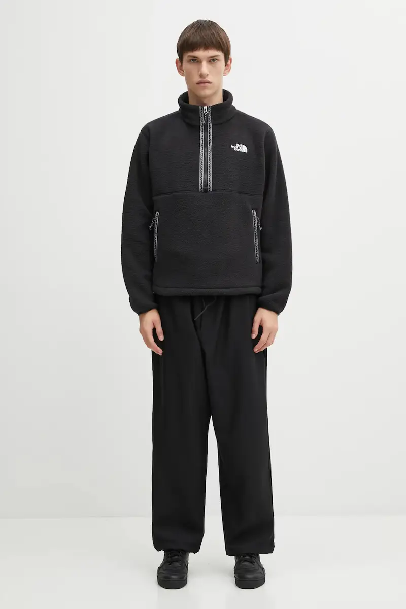 felpa Fleeski 1/4 zip uomo colore nero NF0A88XRKX71 miniatura 5