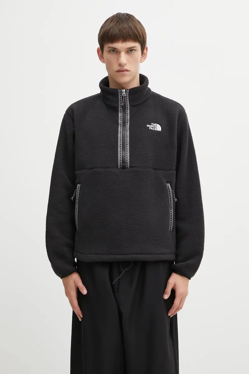 felpa Fleeski 1/4 zip uomo colore nero NF0A88XRKX71