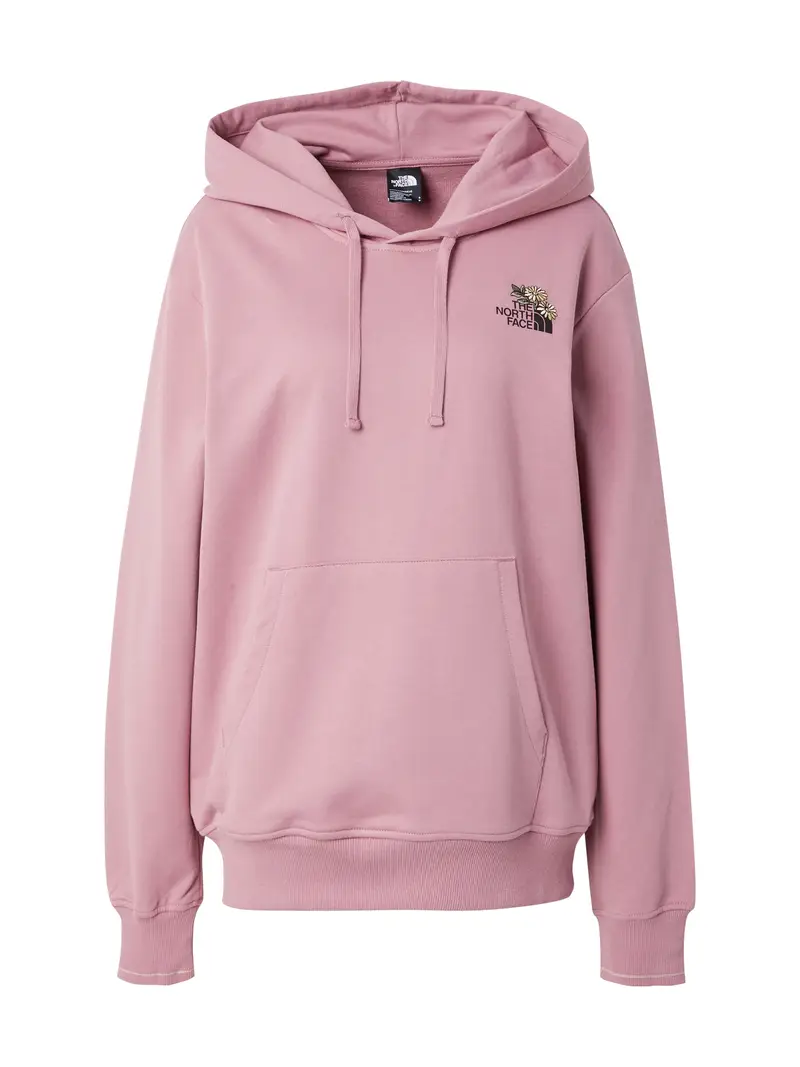 THE NORTH FACE Felpa 'FLOWER DOME'  giallo chiaro / rosa / nero / bianco