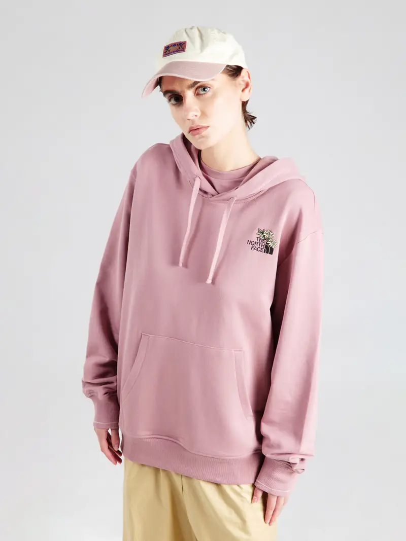 Felpa FLOWER DOME giallo chiaro / rosa / nero / bianco miniatura 2