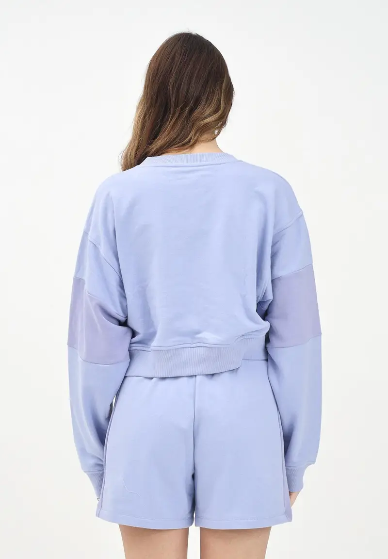 THE NORTH FACE Felpa girocollo Terry Oversized lilla da donna miniatura 2