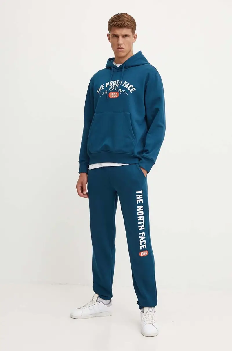 felpa Hoodie Varsity Graphic uomo colore turchese con cappuccio NF0A89DJ1NO1 miniatura 2