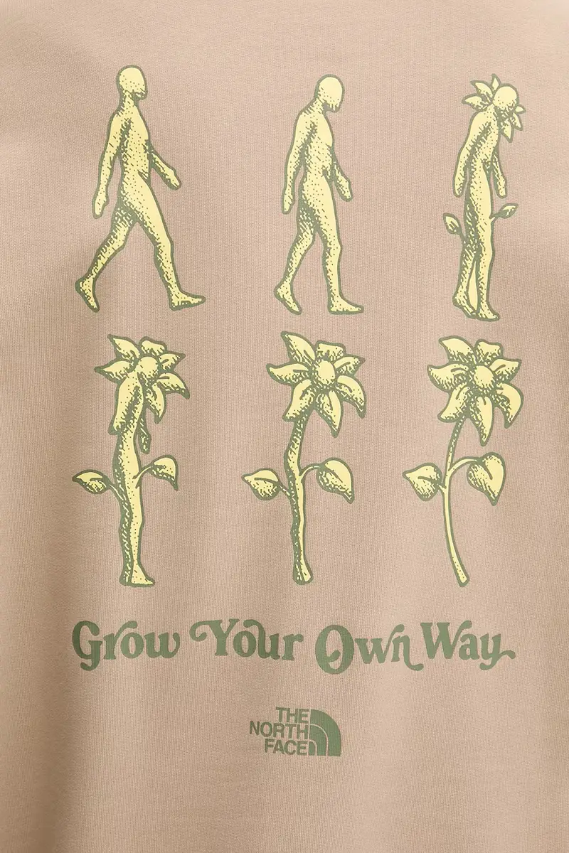 felpa in cotone Connect Relaxed uomo colore marrone NF0A8E3ZBOX1 miniatura 5