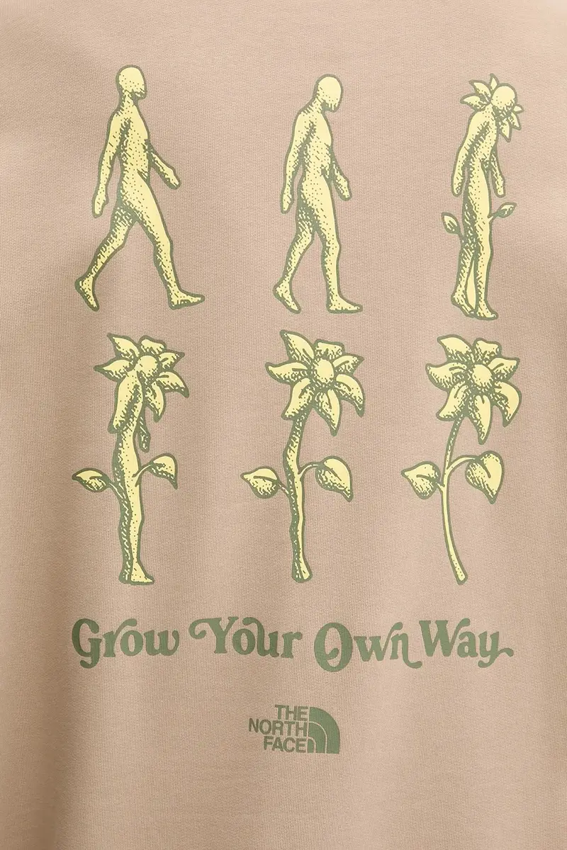 felpa in cotone Connect Relaxed uomo colore marrone NF0A8E3ZBOX1 miniatura 5