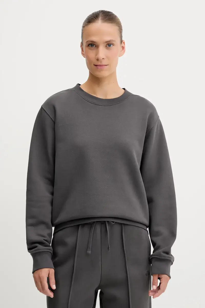 felpa in cotone Dome Relaxed donna colore grigio NF0A8EU4RHI1