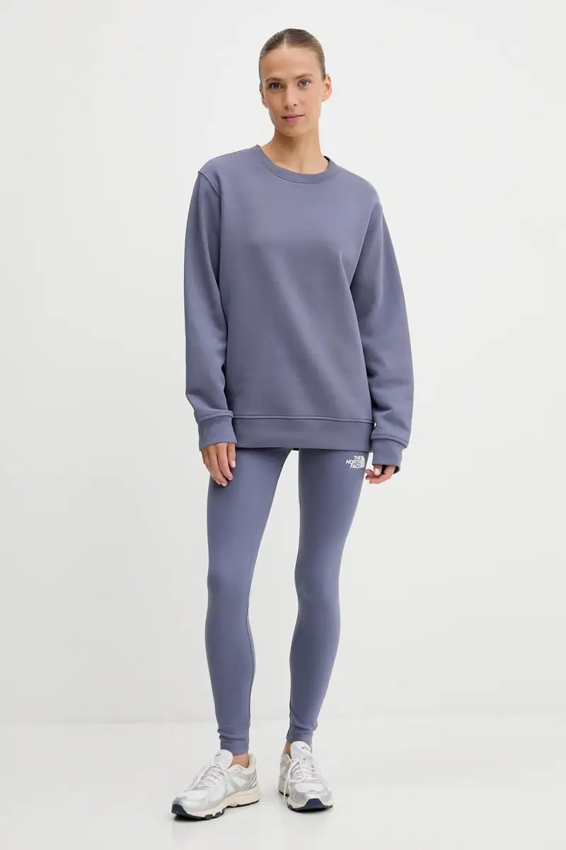 felpa in cotone Dome Relaxed donna colore violetto NF0A8EU4BTR1 miniatura 2