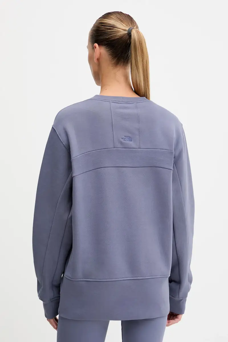 felpa in cotone Dome Relaxed donna colore violetto NF0A8EU4BTR1 miniatura 3