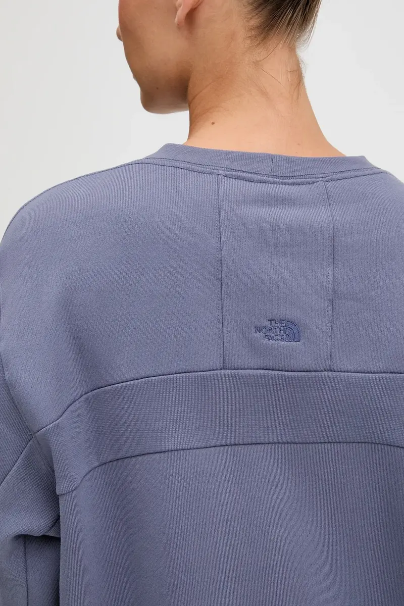 felpa in cotone Dome Relaxed donna colore violetto NF0A8EU4BTR1 miniatura 5