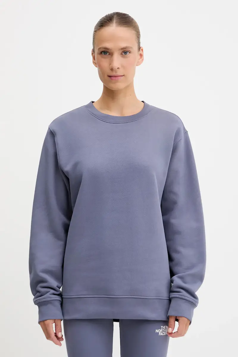 felpa in cotone Dome Relaxed donna colore violetto NF0A8EU4BTR1