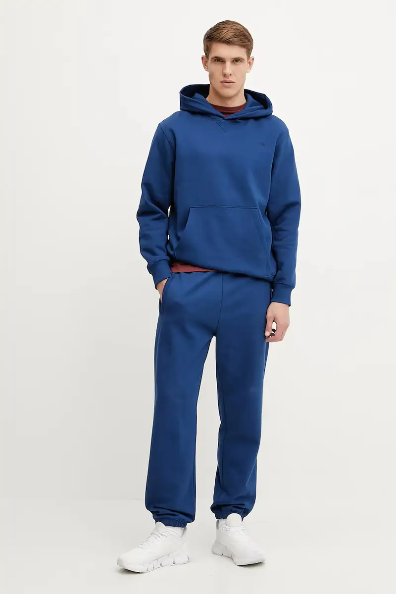 felpa in cotone Dome Relaxed uomo colore blu navy con cappuccio NF0A8C43D1R1 miniatura 2