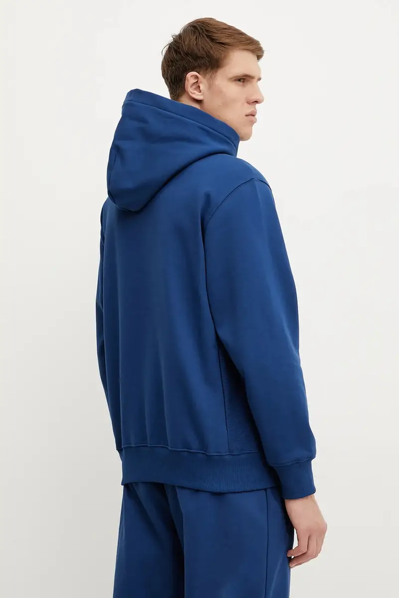 felpa in cotone Dome Relaxed uomo colore blu navy con cappuccio NF0A8C43D1R1 miniatura 3