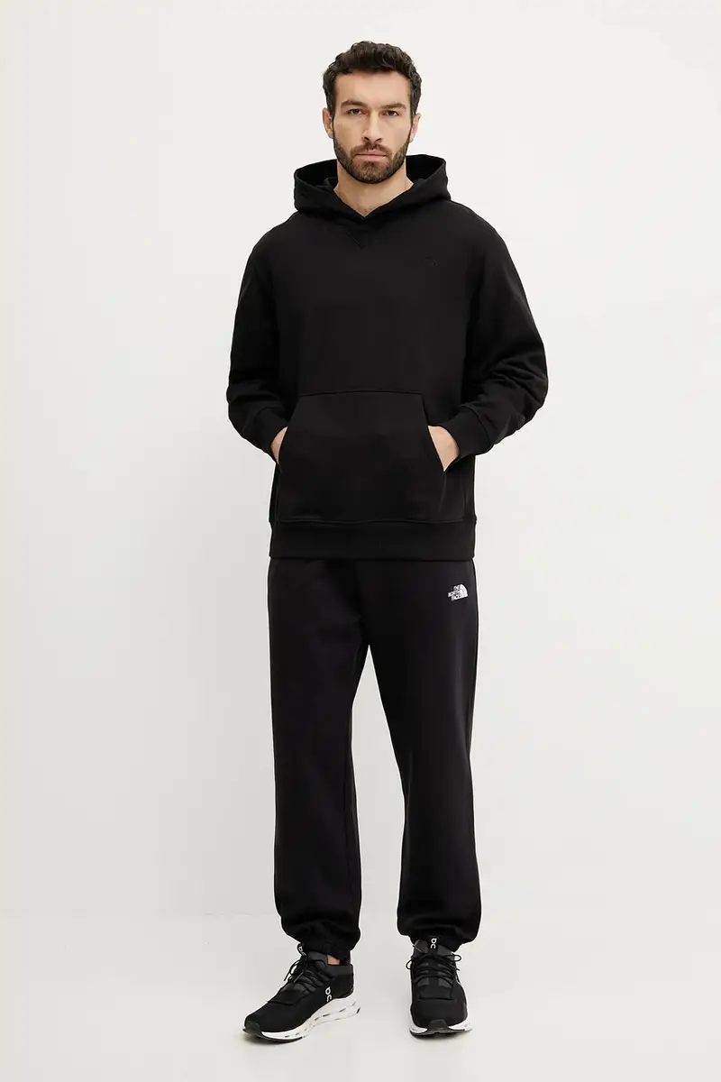 felpa in cotone Dome Relaxed uomo colore nero con cappuccio NF0A8C43JK31 miniatura 2