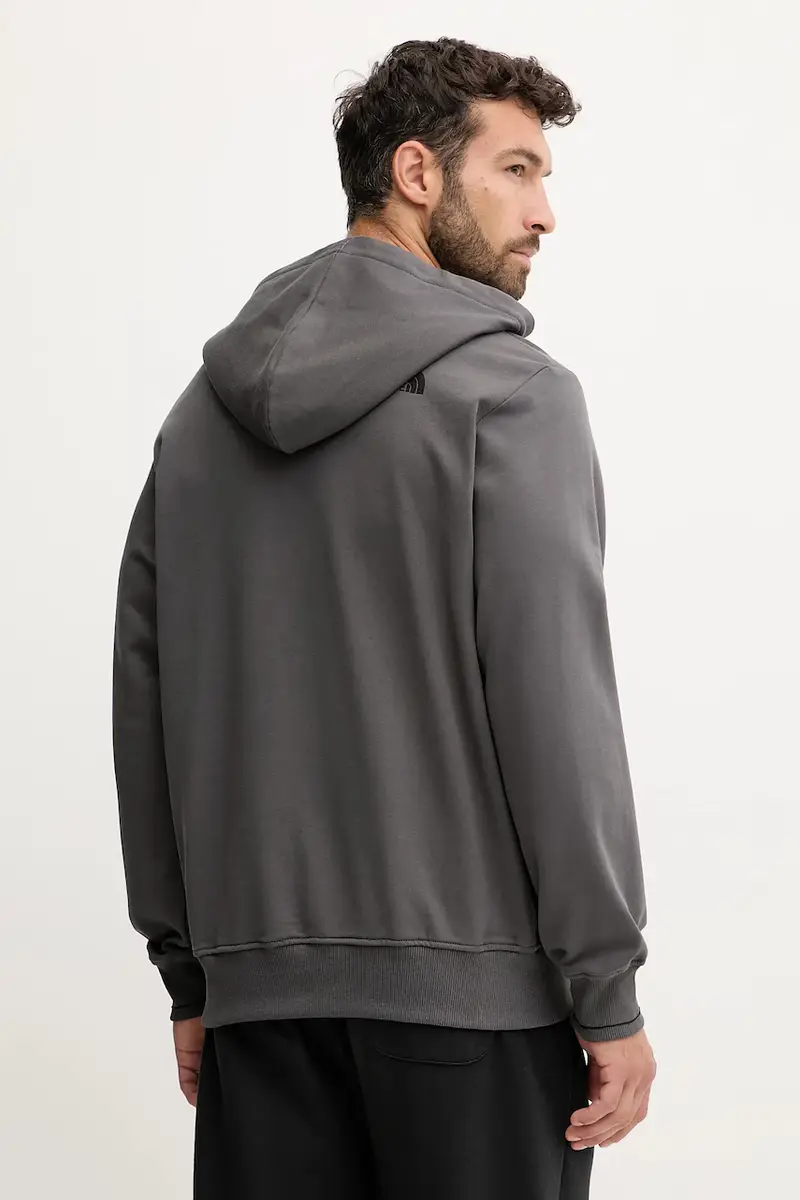 felpa in cotone Flowe Dome uomo colore grigio con cappuccio NF0A8EGZRHI1 miniatura 3