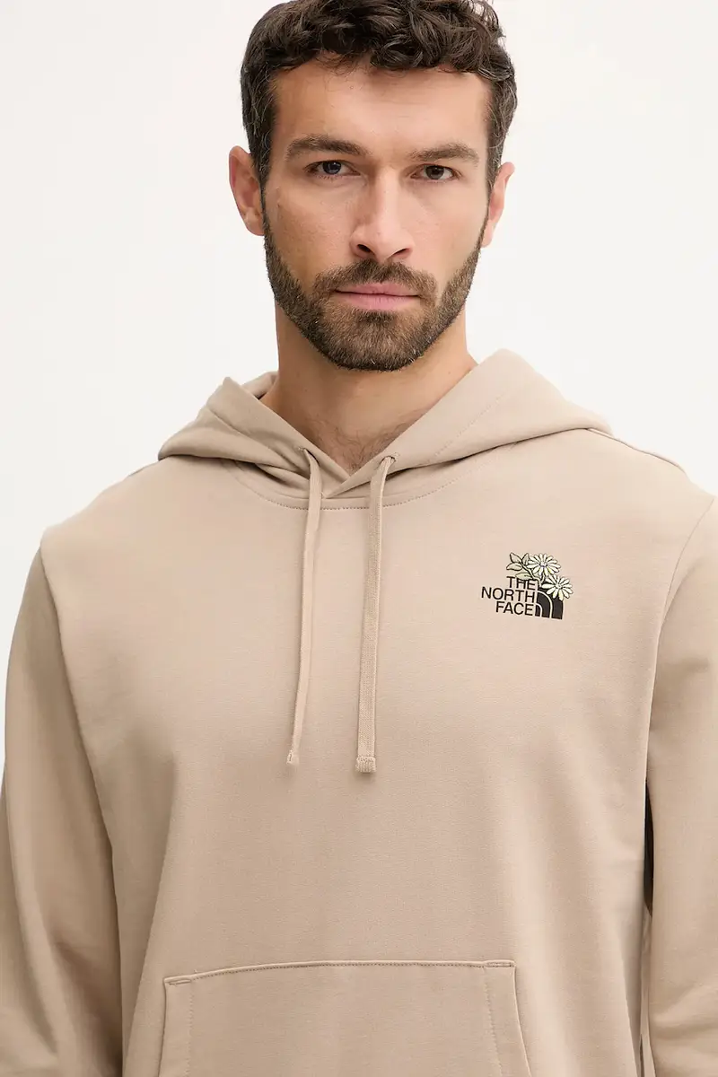 felpa in cotone Flowe Dome uomo colore marrone con cappuccio NF0A8EGZBOX1 miniatura 4