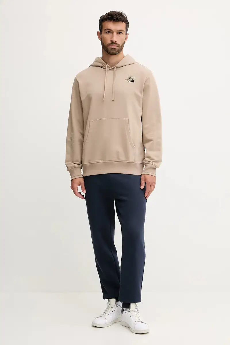 felpa in cotone Flowe Dome uomo colore marrone con cappuccio NF0A8EGZBOX1 miniatura 2