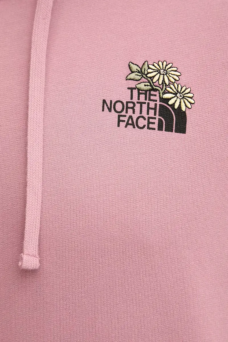 felpa in cotone Flowe Dome uomo colore rosa con cappuccio NF0A8EGZHCS1 miniatura 5