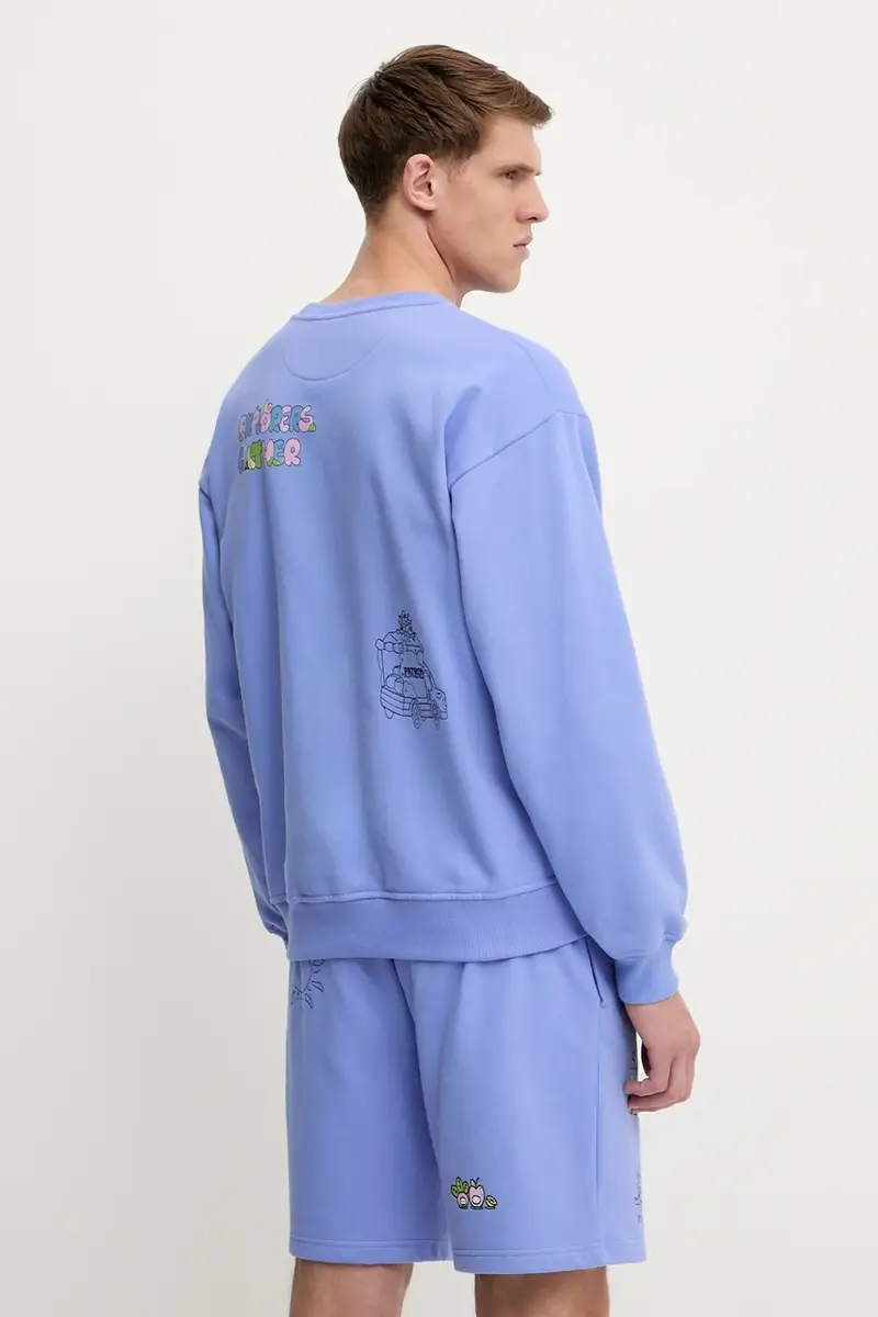 felpa in cotone Mountain Cleanup colore violetto NF0A8C2U0YI1 miniatura 3