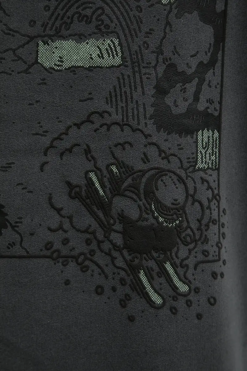 felpa in cotone Powder Days uomo colore grigio con cappuccio NF0A8E4G0C51 miniatura 5