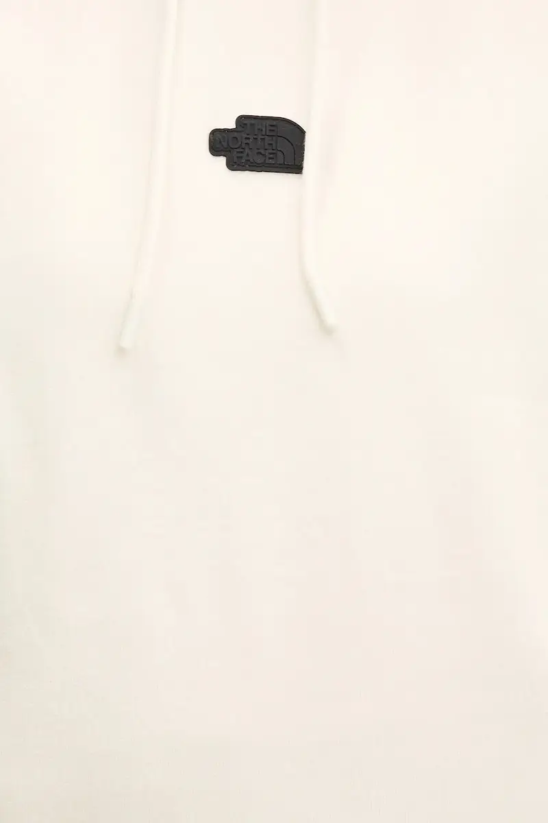 felpa in cotone Relaxed donna colore beige con cappuccio NF0A8BW2QLI1 miniatura 5