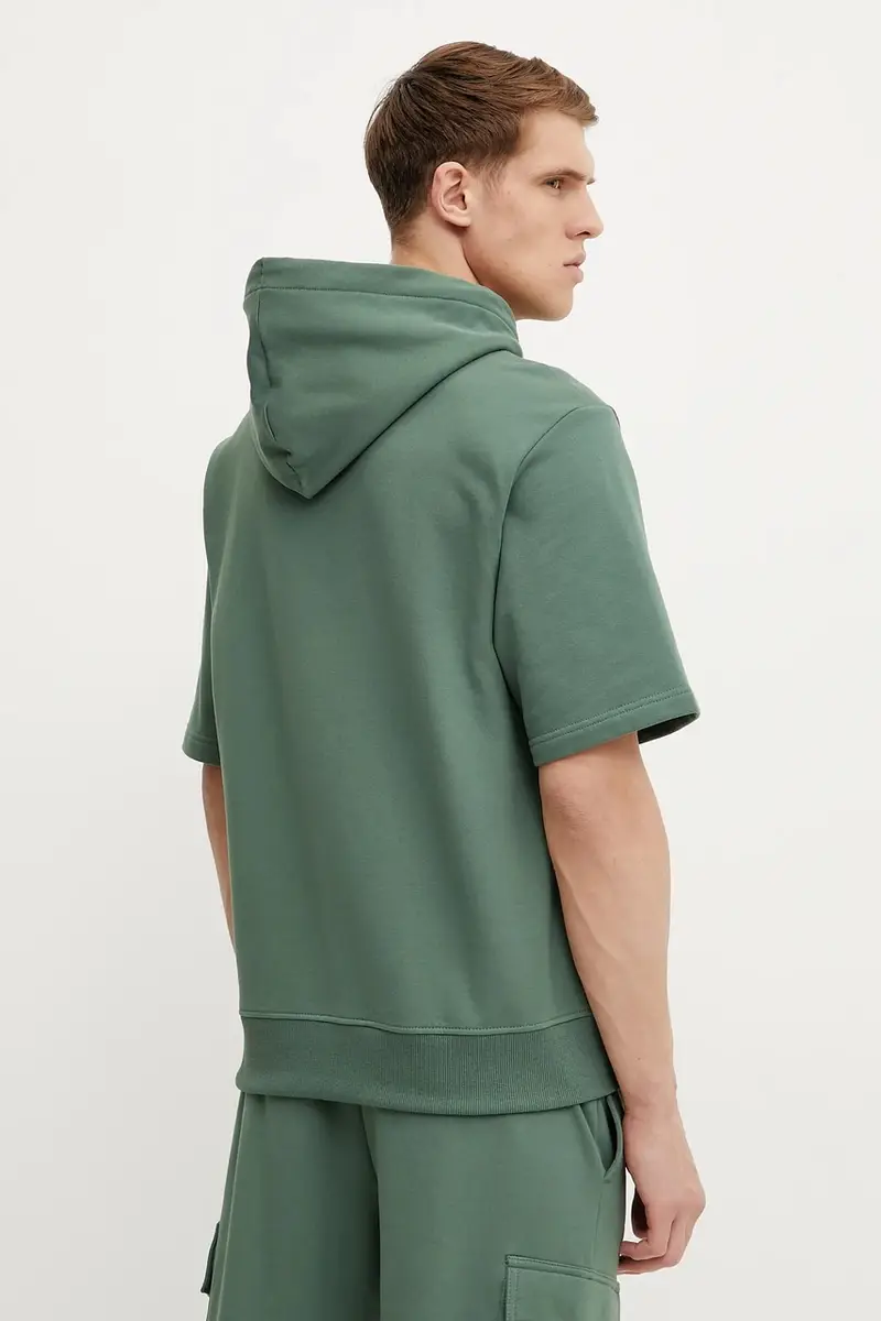 felpa in cotone Relaxed uomo colore verde con cappuccio NF0A8BW1HCH1 miniatura 3