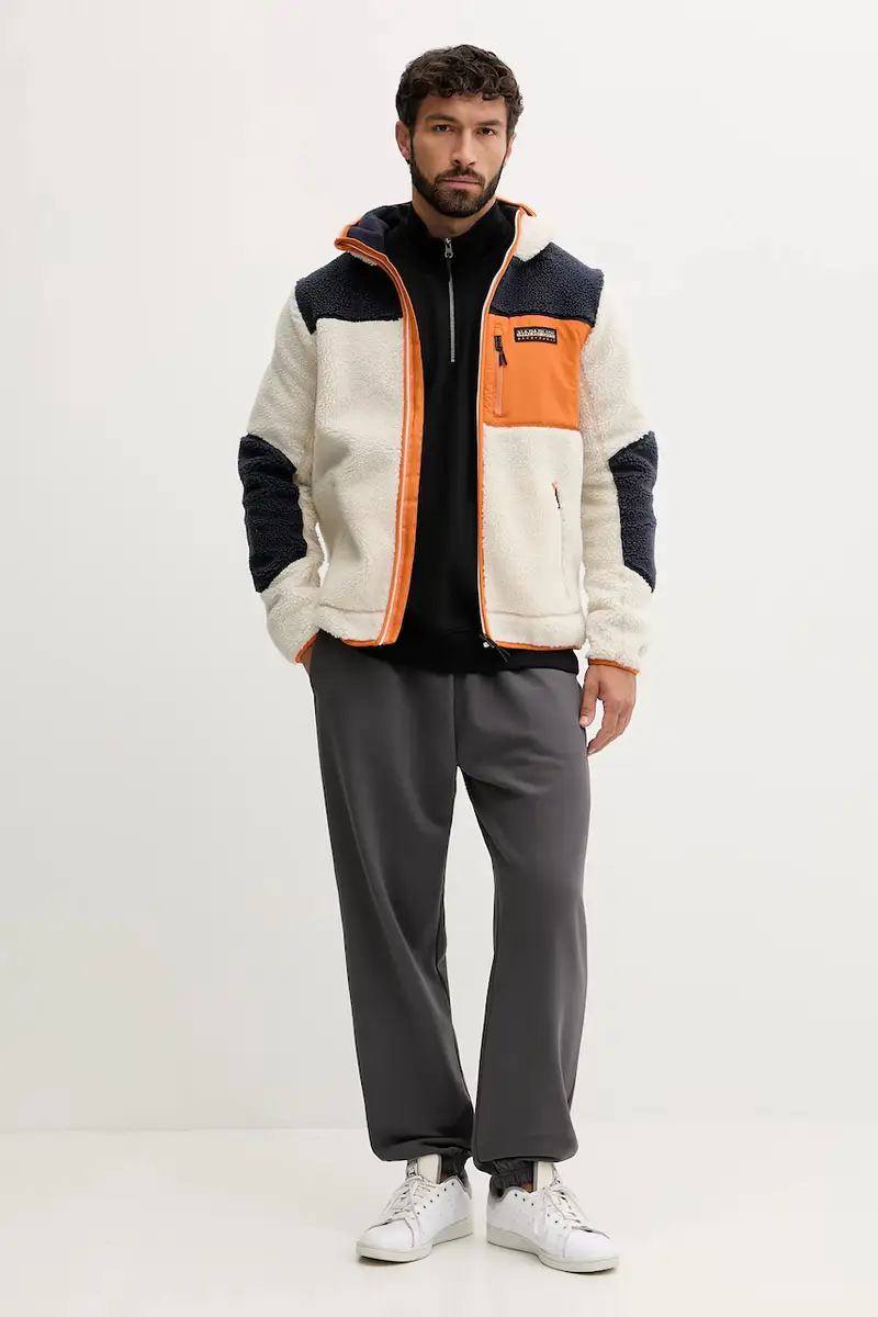 felpa in cotone uomo colore nero con applicazione NF0A8F24JK31 miniatura 2