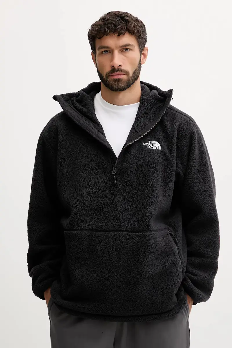 felpa in pile Dirus Nero