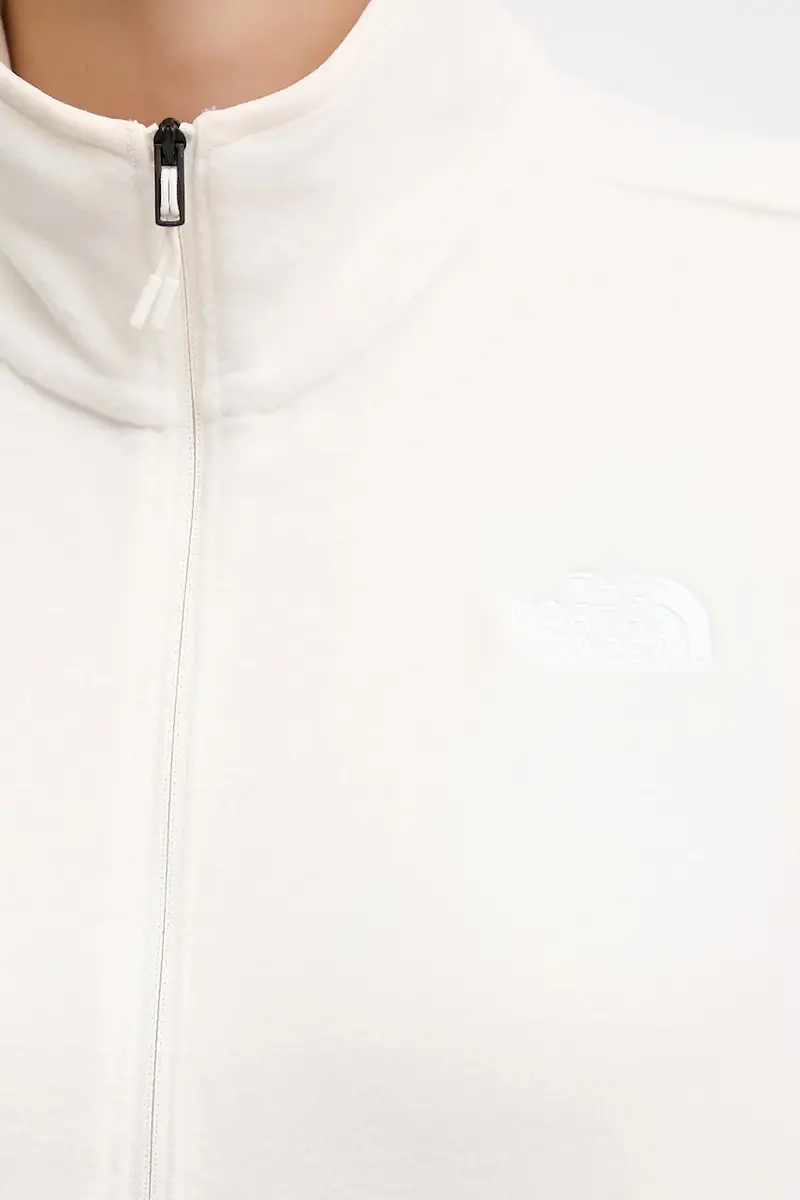 felpa in pile donna colore beige NF0A8D2CQLI1 miniatura 5