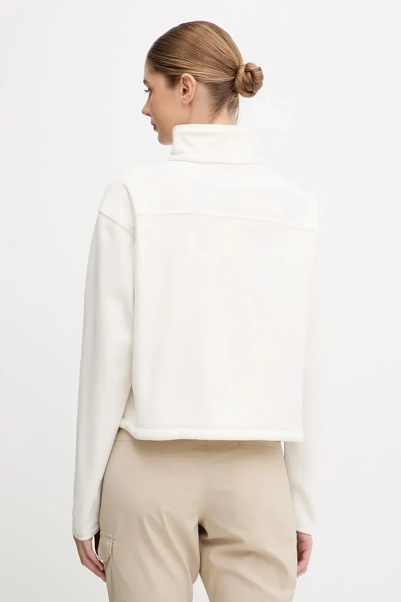 felpa in pile donna colore beige NF0A8D2CQLI1 miniatura 3