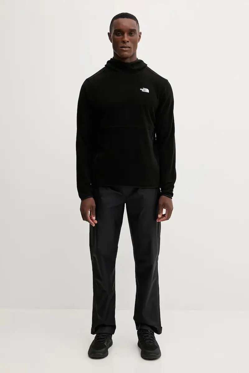 felpa in pile uomo colore nero con cappuccio NF0A8D0SJK31 miniatura 2