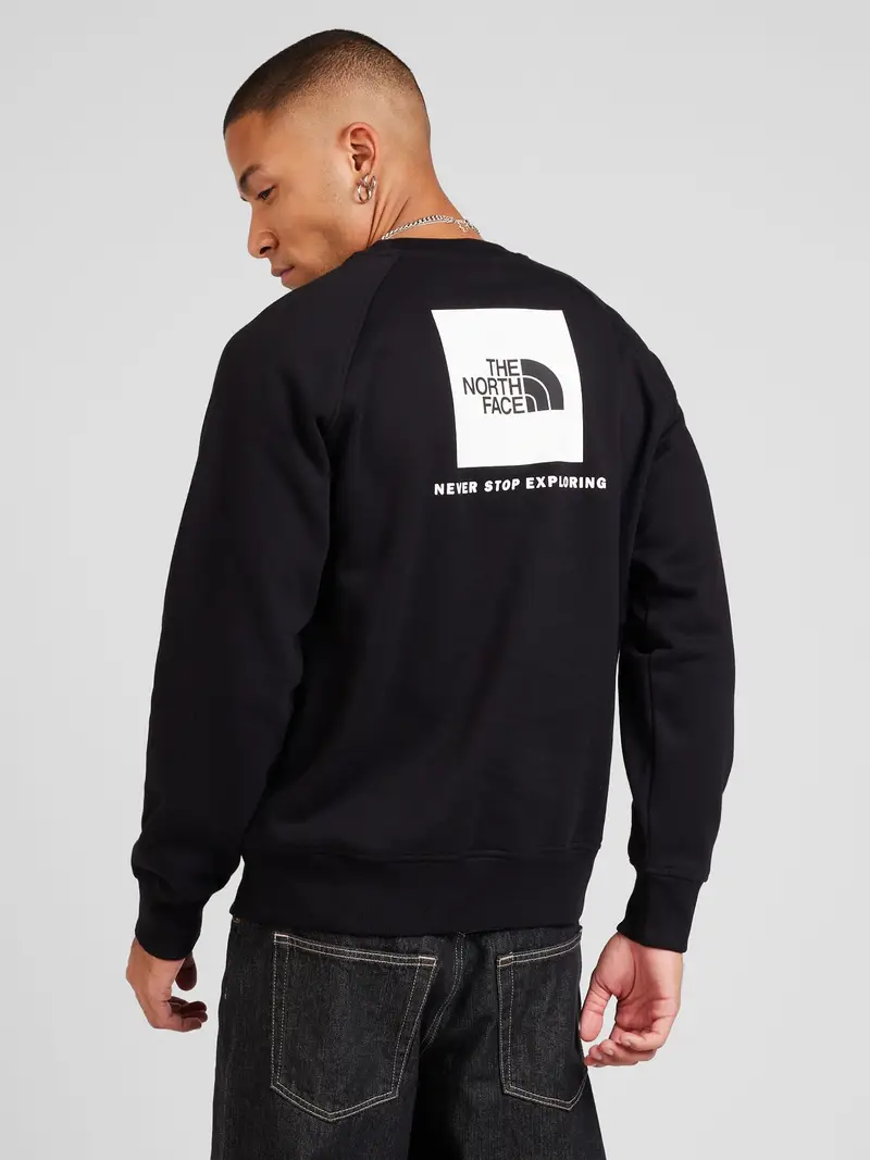 THE NORTH FACE Felpa nero / bianco miniatura 2