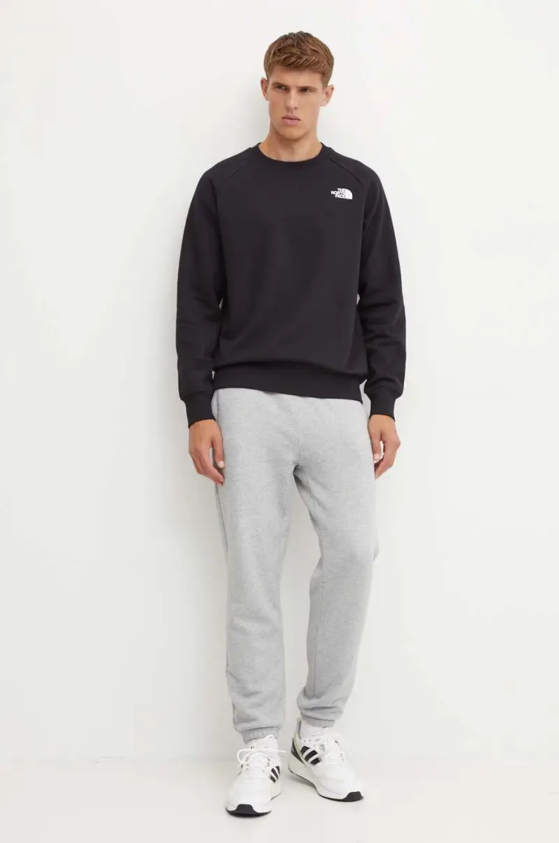 felpa Raglan Redbox Crew uomo colore nero NF0A89FAJK31 miniatura 2