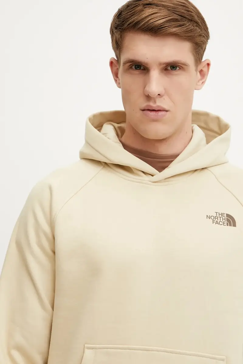 felpa Raglan Redbox uomo colore beige con cappuccio NF0A89F9B2O1 miniatura 4