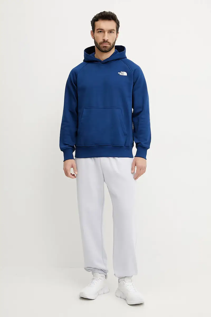 felpa Raglan Redbox uomo colore blu con cappuccio NF0A89F9H4B1 miniatura 2