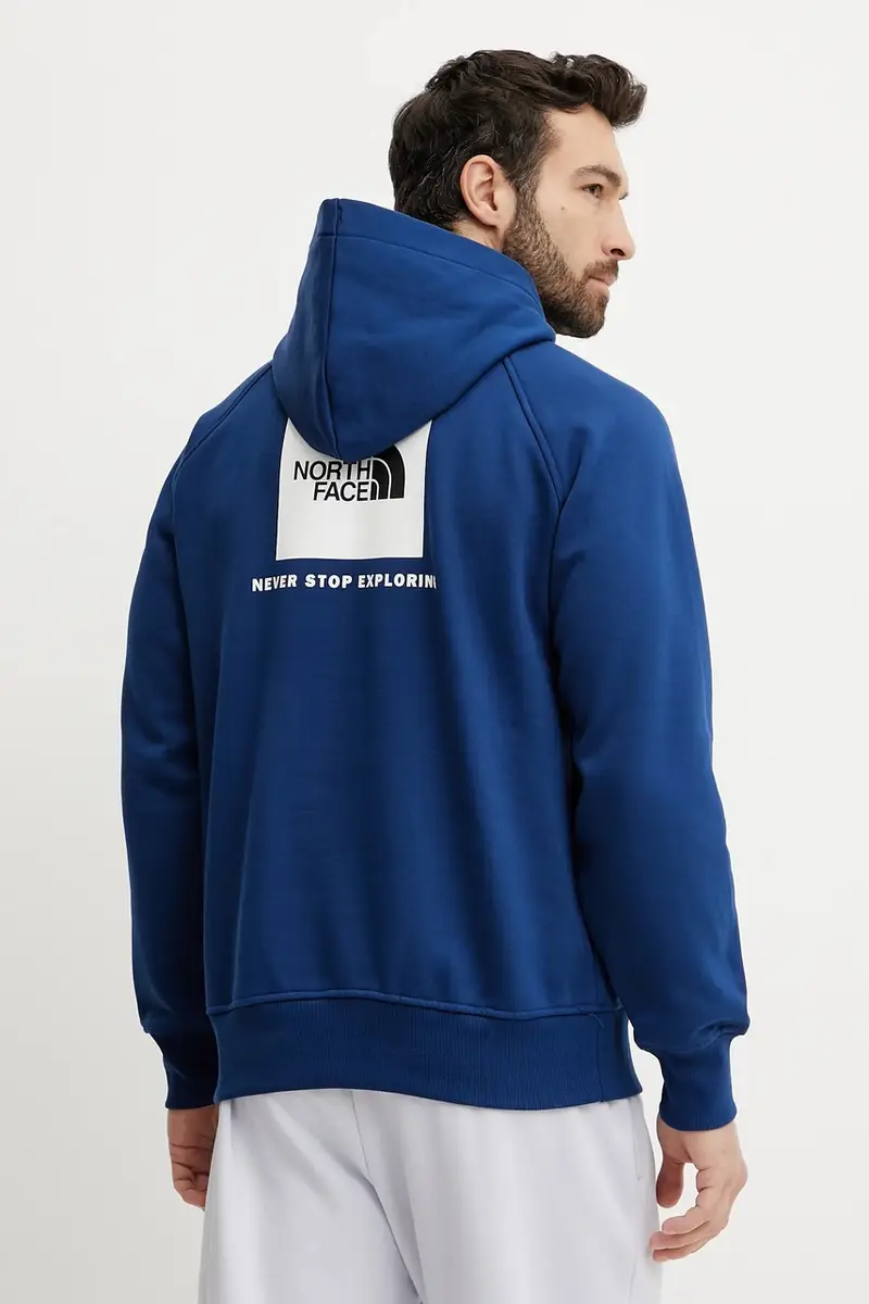 felpa Raglan Redbox uomo colore blu con cappuccio NF0A89F9H4B1 miniatura 3