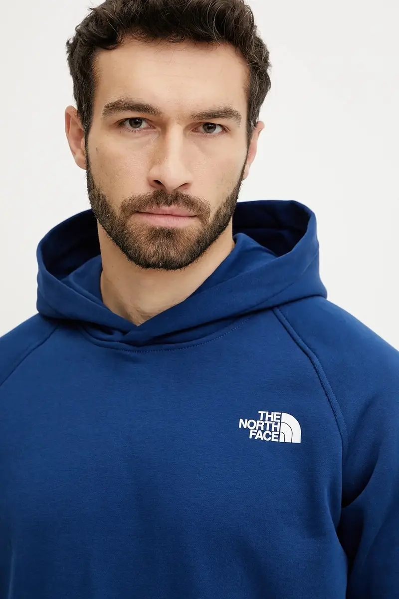 felpa Raglan Redbox uomo colore blu con cappuccio NF0A89F9H4B1 miniatura 4