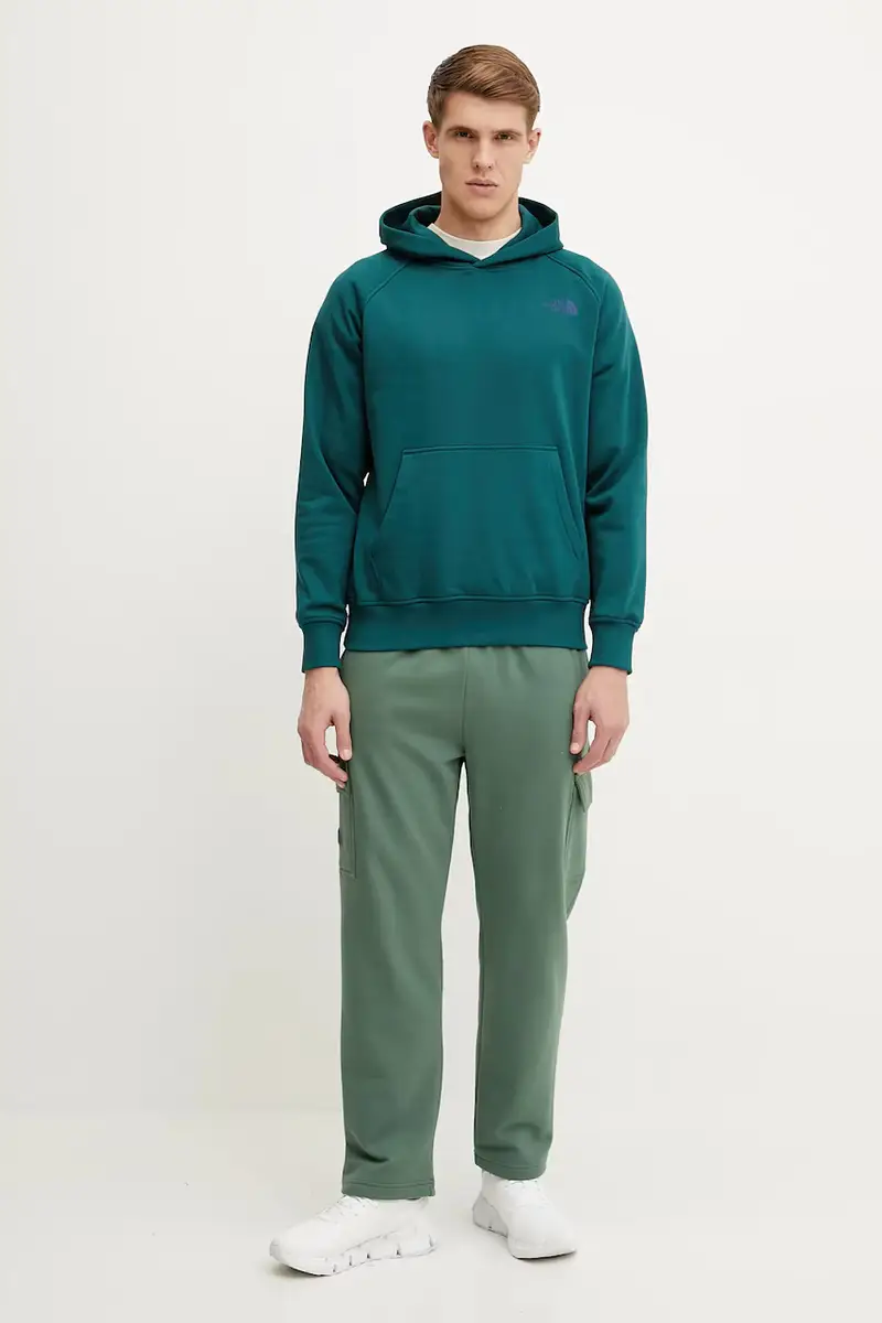 felpa Raglan Redbox uomo colore verde con cappuccio NF0A89F9A1B1 miniatura 2