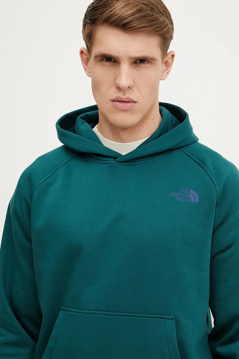 felpa Raglan Redbox uomo colore verde con cappuccio NF0A89F9A1B1 miniatura 4