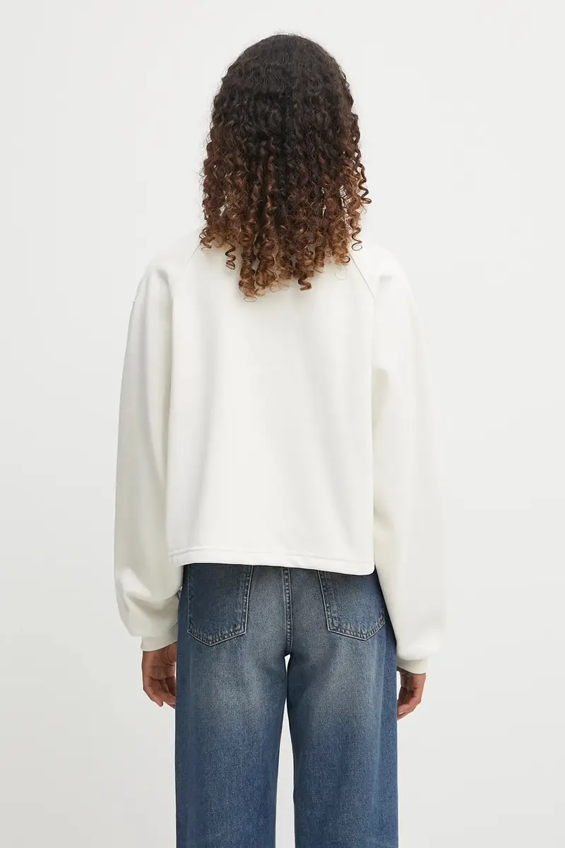 felpa Redbox donna colore beige con applicazione NF0A8EFYQLI1 miniatura 3