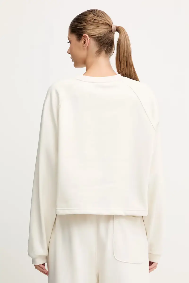 felpa Redbox donna colore beige con applicazione NF0A8EFYQLI1 miniatura 3