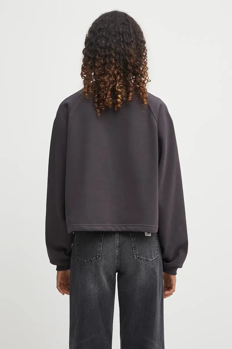 felpa Redbox donna colore grigio con applicazione NF0A8EFY0SA1 miniatura 3