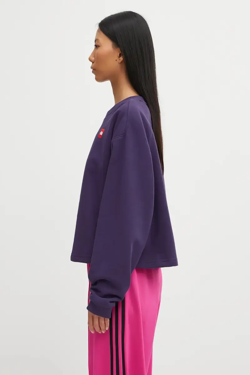 felpa Redbox donna colore violetto NF0A8EFY1JI1 miniatura 2