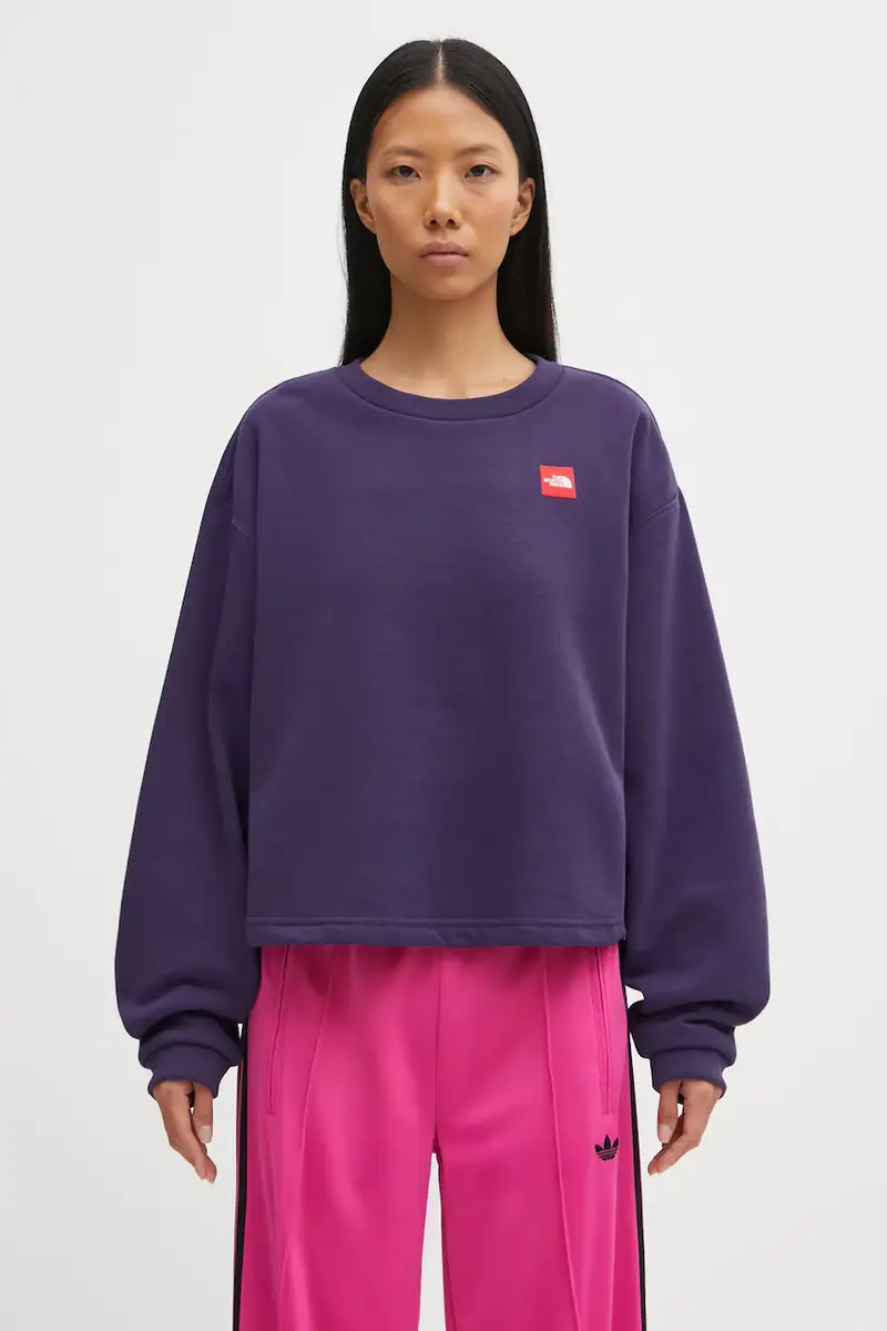 felpa Redbox donna colore violetto NF0A8EFY1JI1