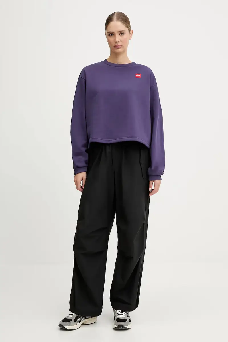 felpa Redbox donna colore violetto NF0A8EFY1JI1 miniatura 2