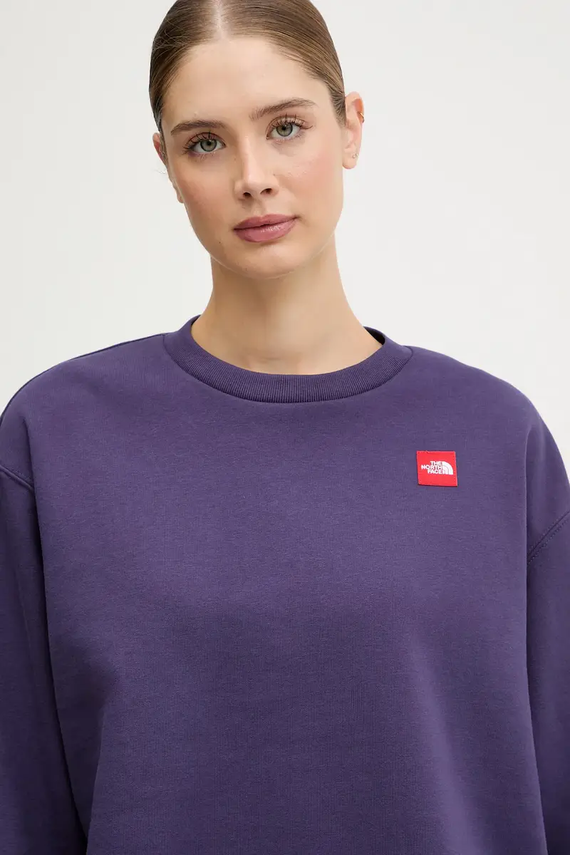 felpa Redbox donna colore violetto NF0A8EFY1JI1 miniatura 4